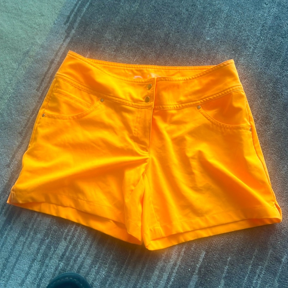 Bright orange Size 2 women’s golf shorts